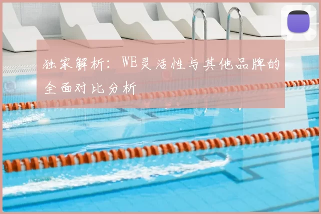 独家解析:WE灵活性与其他品牌的全面对比分析