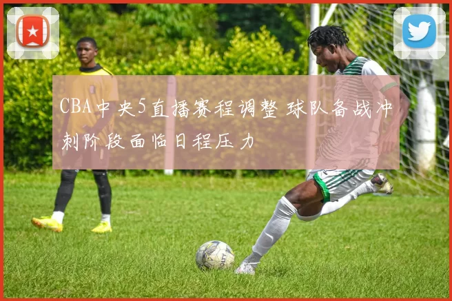 CBA中央5直播赛程调整 球队备战冲刺阶段面临日程压力