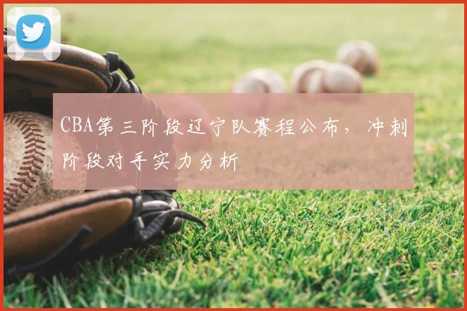 CBA第三阶段辽宁队赛程公布，冲刺阶段对手实力分析